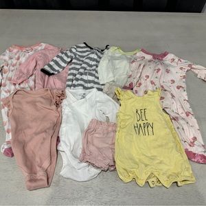 0-3 Baby girl clothes priced at $1 a piece